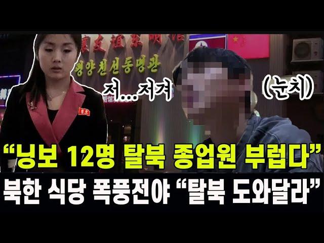 [특종] 해외 북한식당 폭풍전야 "닝보 12명 탈북 종업원 부럽다 제발 도와달라"...평양 부모들 "김정은 희망없다 탈북하라"