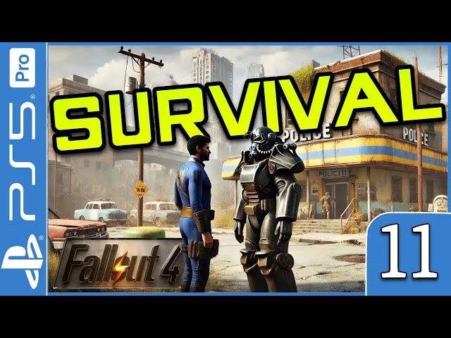 FALLOUT 4 (PS5 Pro) - Survival Mode PART 11: The Prydwen (4K 60FPS)