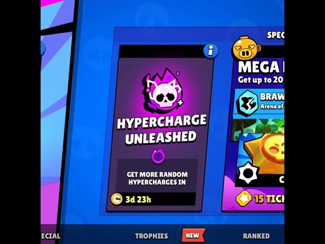 Hypercharge Unleashed event is back  #brawlstars #shorts #fyp