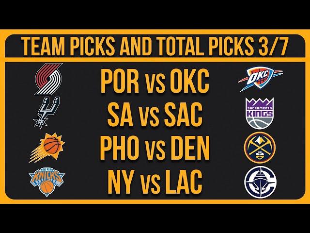 NBA Picks Today 3/7/25 NBA Picks and Predictions NBA Bets Today