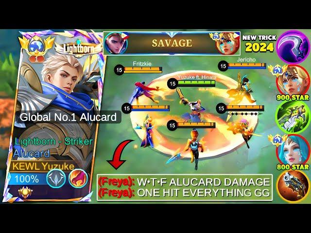 WTF DAMAGE!!! | New Alucard Secret Trick to Destroy Meta Heroes! 🫢 | 1K Star Global 1 Alu Tutorial 