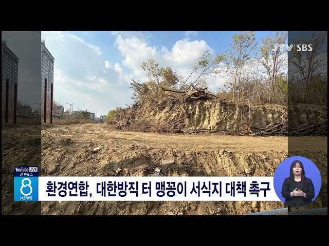 [JTV 8 뉴스] 환경연합, 대한방직 터 맹꽁이 서식지 대책 촉구