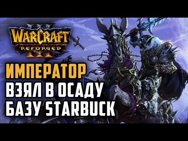 Император взял базу Starbuck в осаду: Warcraft 3 Reforged