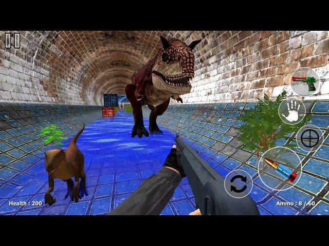 Dinosaur Tunnels 1 Only Shotgun Challenge Full Gameplay