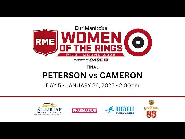 PETERSON vs CAMERON (FINAL) - RME Women of the Rings Presented by Case IH (Day 5)