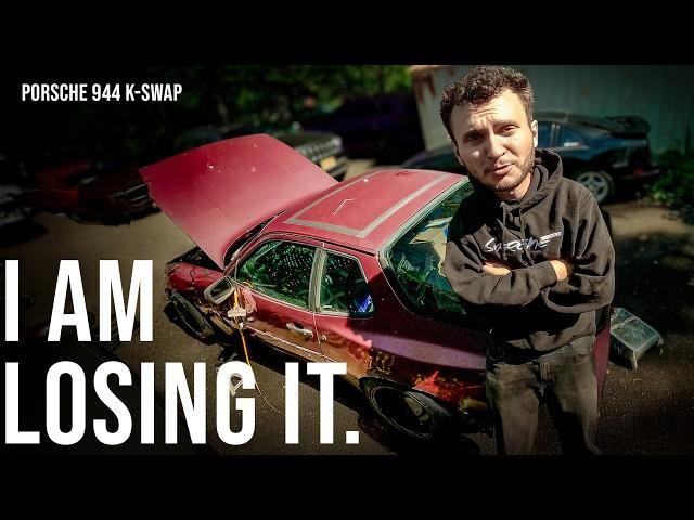 The PORSCHE 944 K SWAP isn't going so well