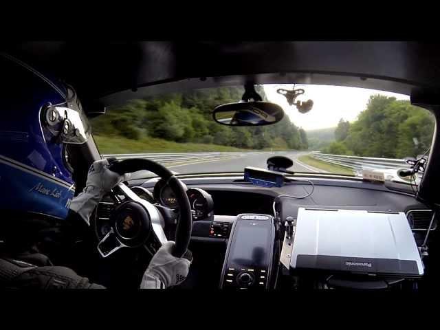 Onboard footage - Record Run 918 Spyder at the Nürburgring