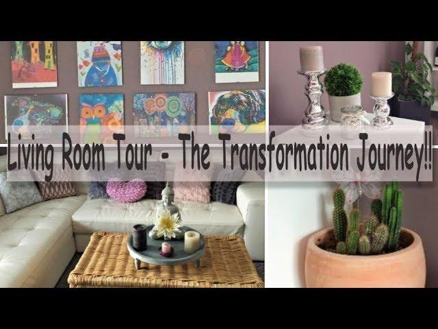 Living Room Tour- The Transformation Journey (Living Room Decorating And Organization Ideas