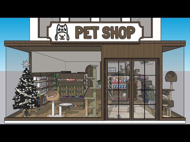 Pet shop  3D model design | Hokori Artwork