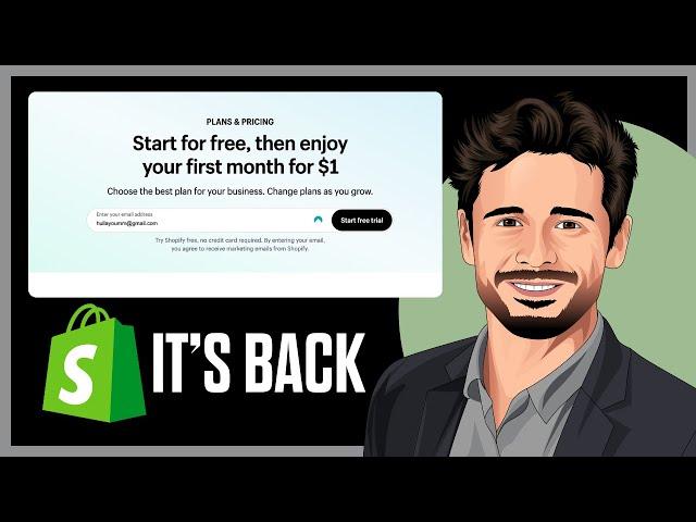 Shopify Just Bring the $1 per Month Plan Back