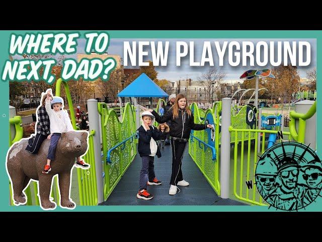  Visit to a Brand New Playground in our neighborhood | Kelly Park Playground in Brooklyn