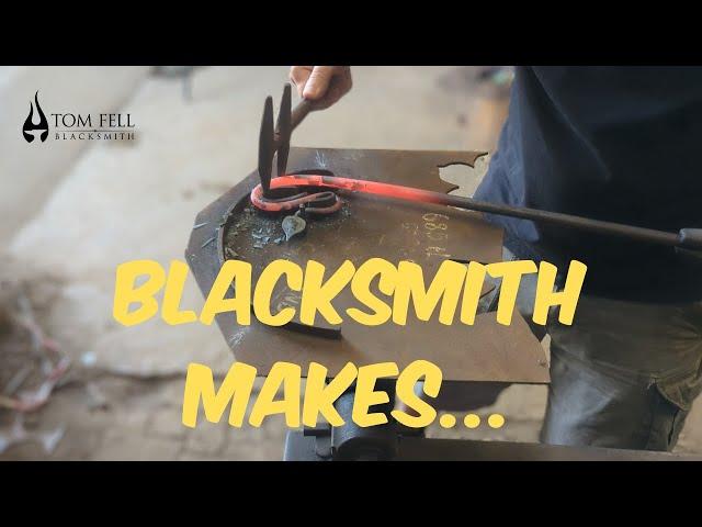 Blacksmith makes... forging a trivet