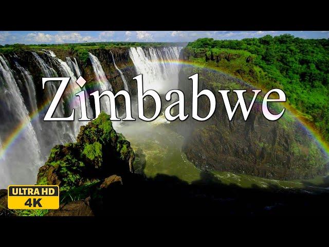 FLYING OVER ZIMBABWE (4K UHD): Relaxing Piano Music & Beautiful Nature Landscapes For Relaxation