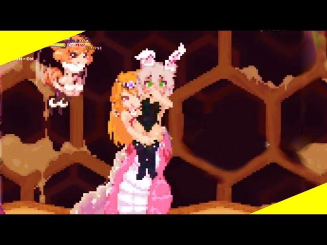 Echidna Wars Dx - Usaco cute skin - Stage 2 + Queen Bee Boss Gameplay