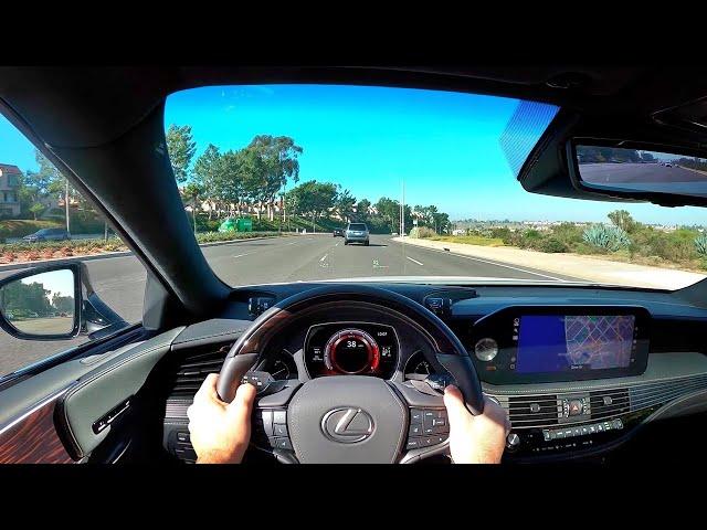 2021 Lexus LS 500 POV Test Drive (3D Audio)(ASMR)