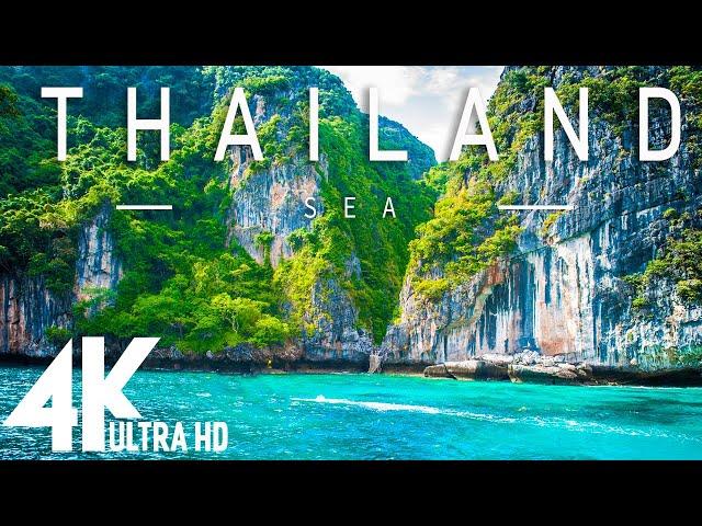 FLYING OVER THAILAND (4K UHD) - Relaxing Music Along With Beautiful Nature Videos(4K Video Ultra HD)