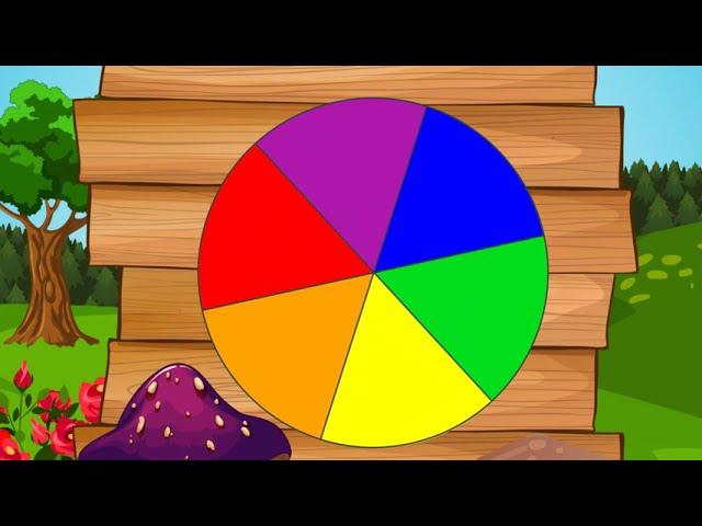 Color Wheel Song | Learning Colors Song for Kids