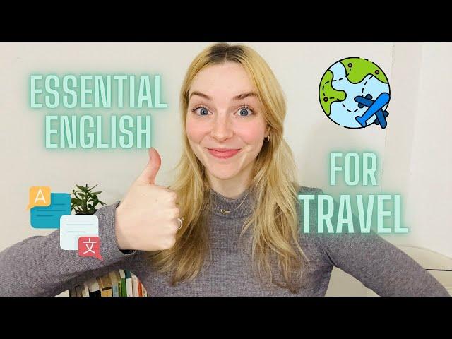 Essential English Phrases for Traveling | English Made Easy with Claire