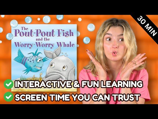 Speech Therapist Reads "The Pout Pout Fish and the Worry Worry Whale" | Social Skills | Read Aloud