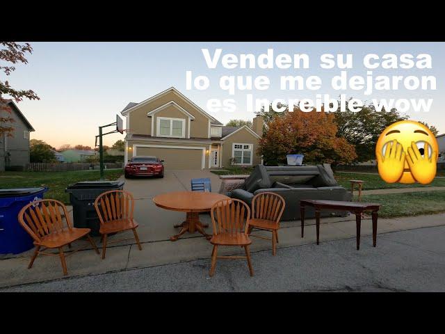  Venden Su CASA se tienen que Mudar / LO QUE TIRAN EN USA LOS MILLONARIOS / VENTA DE GARAGE EN USA