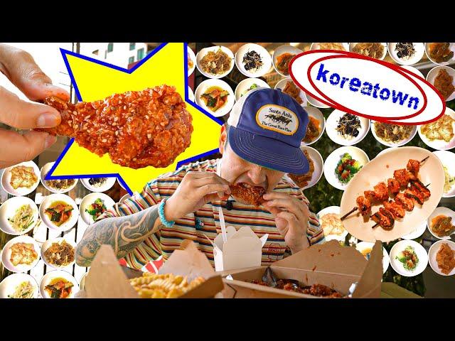 KOREATOWN LOS ANGELES FOOD TOUR// YUKGAEJANG, KOREAN FRIED CHICKEN, KIMCHI LUNCH BOX, SKEWERS & SOJU