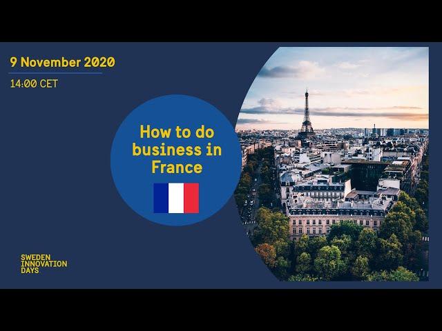 How to do business in France