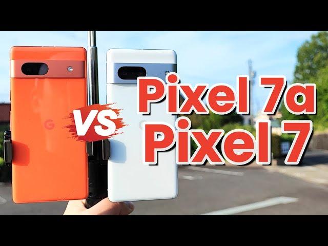 Google Pixel 7a vs Pixel 7 Super Deep Camera Comparison! 4K UHD Day and Night Skyline!