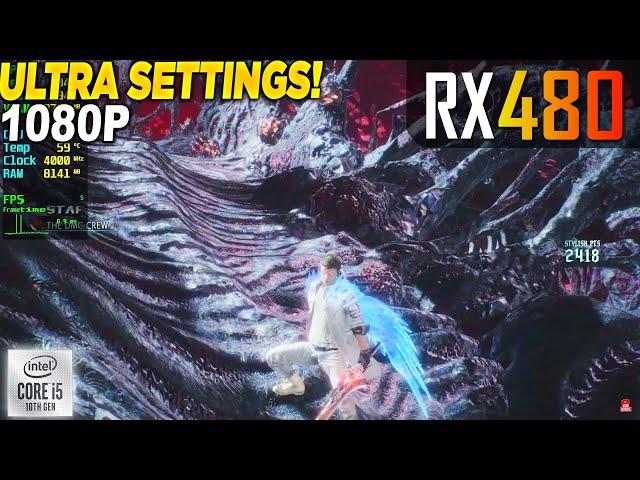 Devil May Cry 5 RX 480 - 1080p Ultra,