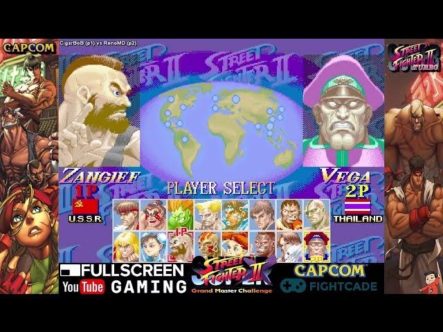 Fightcade - Super Street Fighter II Turbo online casuals - CigarBob (USA) vs. RenoMD (USA)