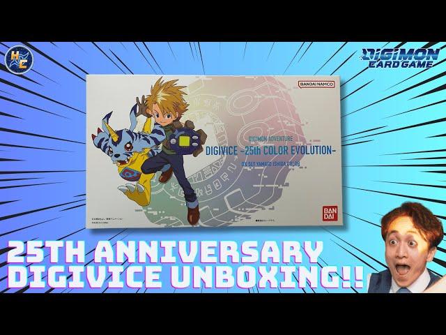 25th Anniversary Color Digivolution Digivice Unboxing!!!