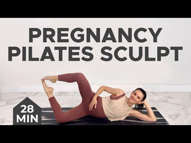 Pregnancy Pilates | 28-min Prenatal Pilates for Pregnancy (1st, 2nd and 3rd Trimester Safe)