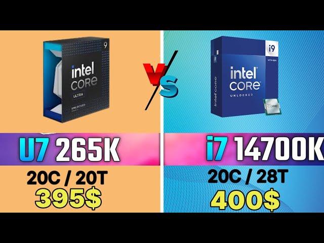 Intel ultra 7 265K VS I7 14700K VS I9 14900K VS R7 7900X VS R9 9950X INTEL 265K GAMING Tests leaks