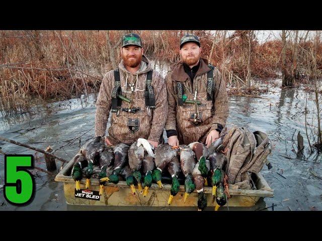 EPIC Marsh Duck Hunt on Public Land...BIG groups of Mallards!!