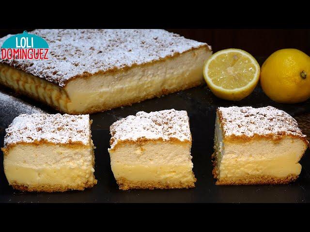 TARTA DE LIMÓN Y YOGUR, TIERNA, JUGOSA Y DELICIOSA - Loli Domínguez - Recetas paso a paso, tutorial