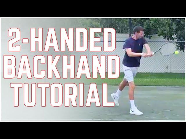 How to Hit the Two Handed Backhand | Tennis Technique