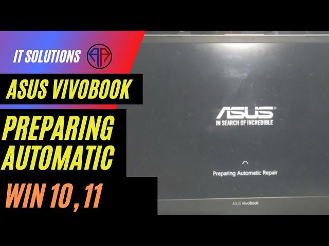 Asus VivoBook Preparing Automatic Repair Windows 10,11 | 100% Work