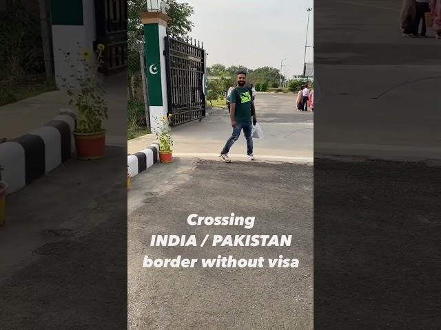 Crossing India Pak border without visa. #indiapakistan #indiapakborder