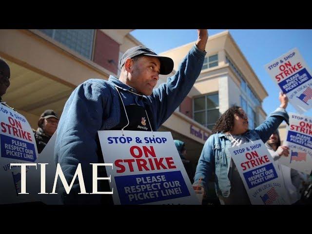 Thousands Of Stop & Shop Workers Strike Over Wages, Health Care | TIME