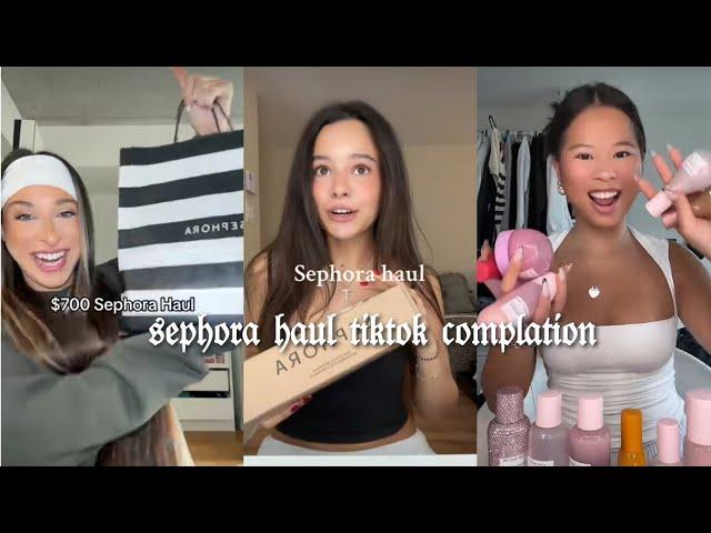 SEPHORA HAUL- tiktok complation ️ #sephora #sephorahaul #tiktok #katiefang #makeup