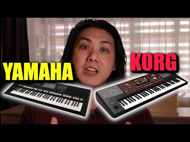 Comparison Yamaha PSR-S775 vs Korg-PA700 - Super Articulation vs DNC