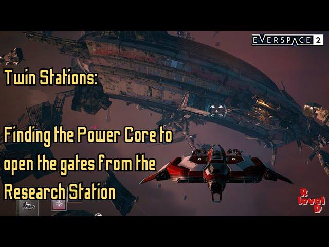 Twin Stations: Finding the Power Core to open the gates from the Research Station #Everspace2 #PS5