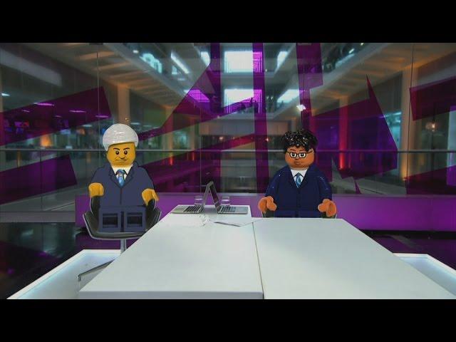 Lego Jon Snow & Krishnan Guru-Murthy on Lego, Greenpeace & Shell | Channel 4 News