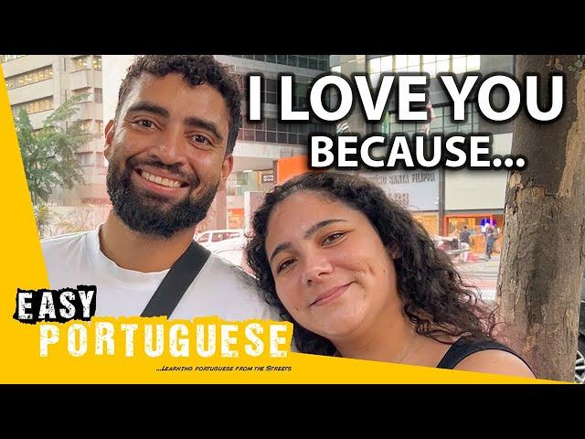 Lovely! Couples Share The Secrets of a Happy Relationship | Easy Portuguese 129