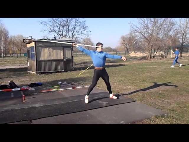 Oleksandr Pyatnytsya javelin standing throw 65m 800gr