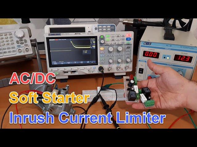 Soft Starter Circuits (Inrush Current Limiter) for AC and DC Loads