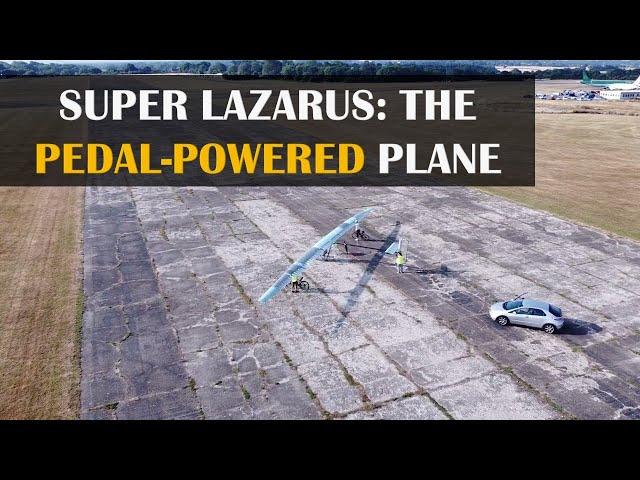 SUHPA Super Lazarus: The Pedal-Powered Aircraft | Human Powered Aircraft (HPA) | Henry Kremer Prize