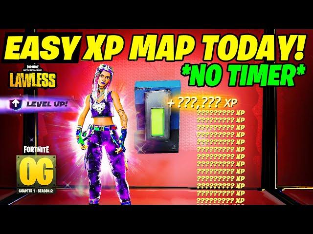 NEW NO TIMER Fortnite XP GLITCH Map to LEVEL UP in Chapter 6 Season 2!