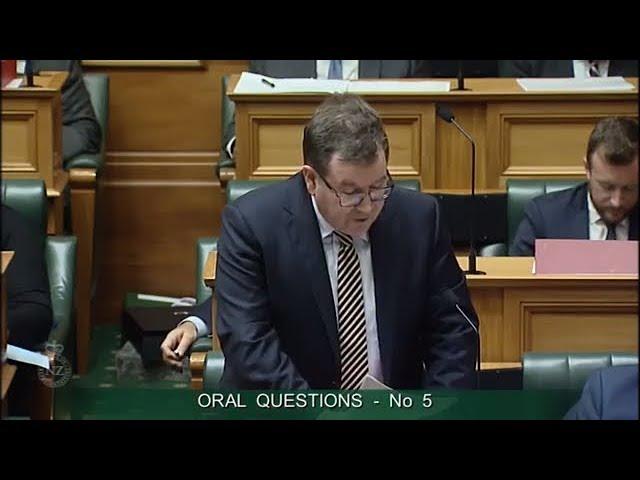 Question 5 - Dr Duncan Webb to the Minister of Finance