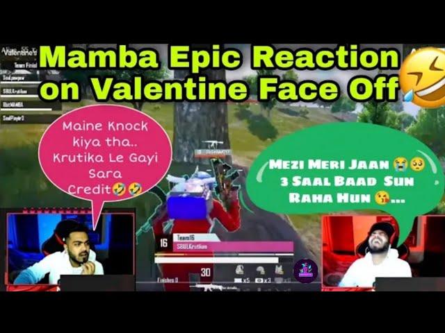 Mamba Trolling Krutika On Valentine Face Off Bgmi  || LaliTo YT ||  #mamba #krutikaplays #bgmi