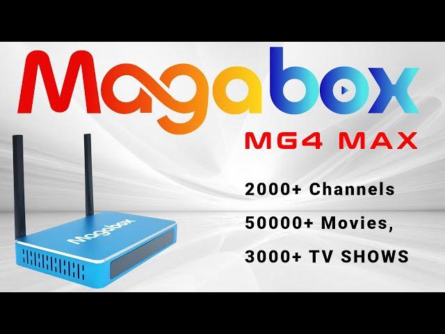 MagaBox MG4 Max 4GB +128G Android Streaming TV Box